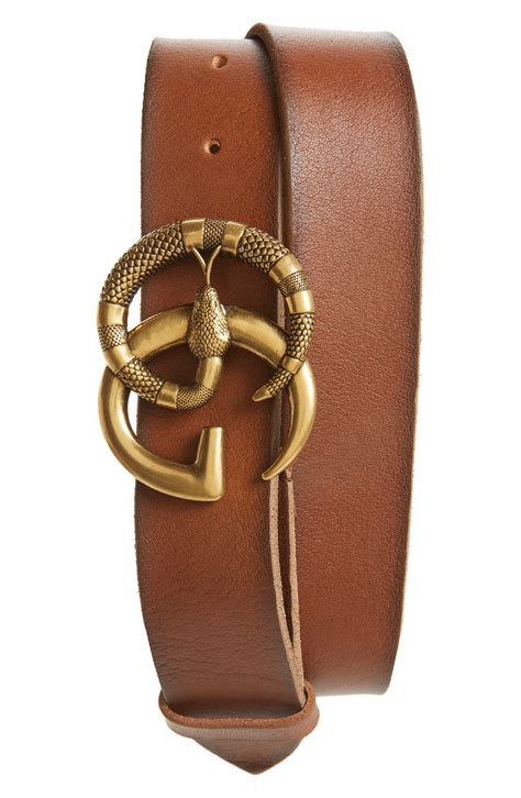 gucci leather belt men.